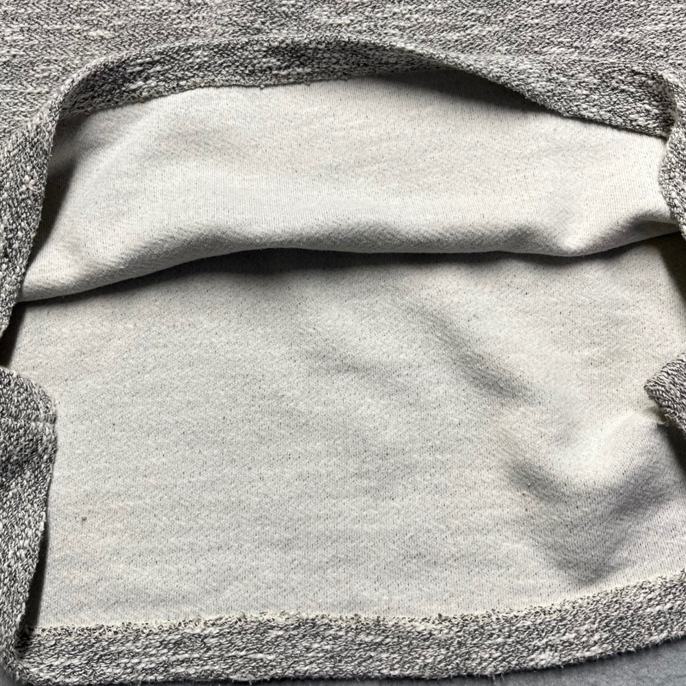 Vintage Surf Scorpion Bay Men L Gray Marl Quarter Zip Pullover Sweater Made USA - Picture 8 of 9